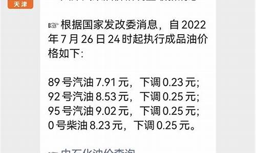 天津油价调整最新消息价格查询_天津油价上涨最新消息